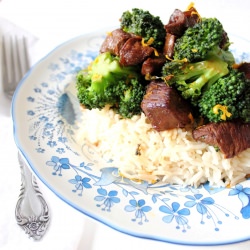 Orange Beef and Broccoli