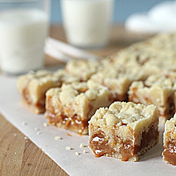 Gooey Caramel Butter Bars
