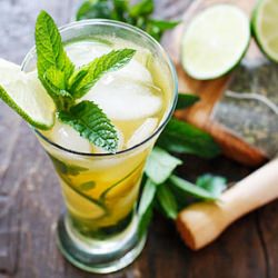 Iced Green Tea Mojito