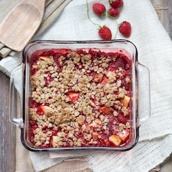 Strawberry-Apple Crisp