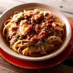Spaghetti with Crab Sauce