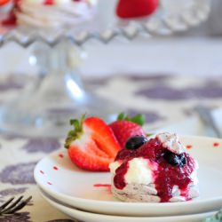 Triple Berry Mini Pavlova