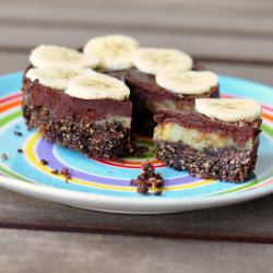 Double Chocolate and Banana Tart