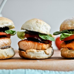 Salmon BLT Sliders