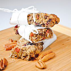 Banana Pecan Granola Bars
