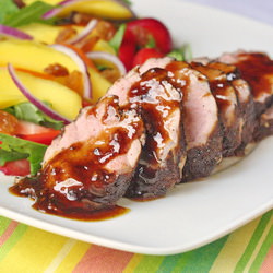 Rum and Spice Glazed Pork
