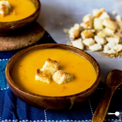 Pumpkin Chili + Coconut Soup
