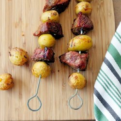 Steak and Potato Kebabs