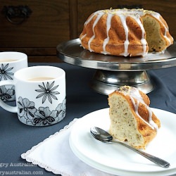 Lady Grey Bundt Cake with Rosewater