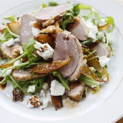 Smoked Duck Salad with Chocolate