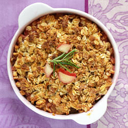 Rhubarb Crumble