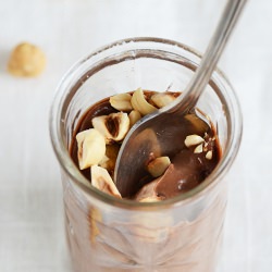 Chocolate-Hazelnut Custard