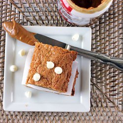White Chocolate Biscoff Blondies