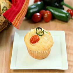 Corn Muffins w/ Poblanos