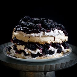 Blackberry Cardamom Pavlova
