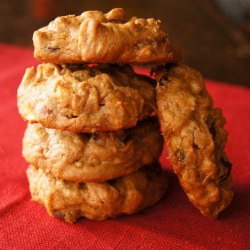 Trail Mix Peanut Butter Cookies