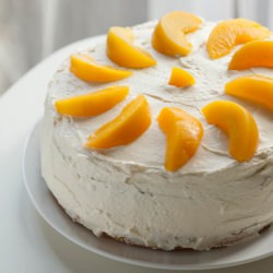 Peach Torte – Peach Birthday Cake