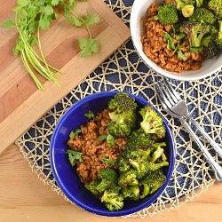 Kitchiri with Roasted Broccoli