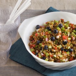 Blueberry Farro Salad