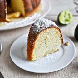 Limed-Up Cream Cheese Pound Cake