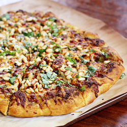 chicken pesto pizza