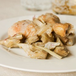 chicken with artichokes