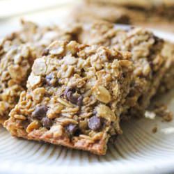 Chocolate Chip Cookie Granola Bar
