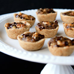 Vegan Chocolate Bourbon Pies