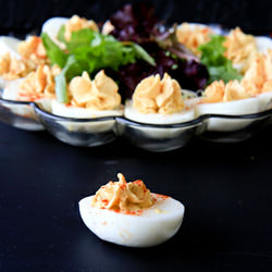 Not So Devilish Deviled Eggs