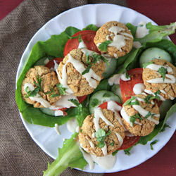 Falafel Lettuce Wraps