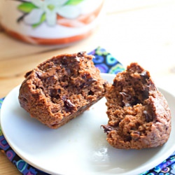 Double Chocolate Chobani Muffins