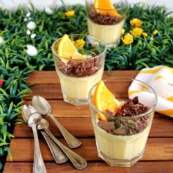 Orange cream w/ two chocolate