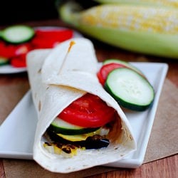 Grilled Garden Wraps