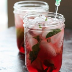Pomegranate Mojitos