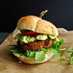 Maple Chipotle Sweet Potato Burger