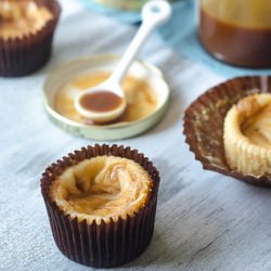 Salted Caramel Cheesecakes