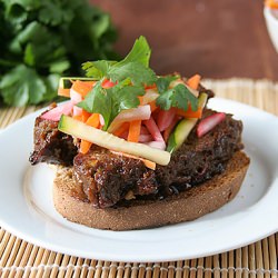 Hoisin Glazed Meatloaf Sandwiches