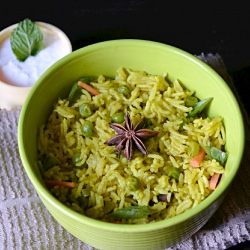 Vegetable Mint Pulav