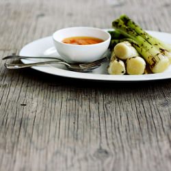 romesco sauce w/ leeks