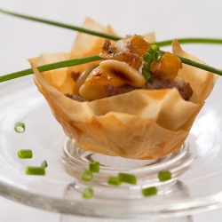 Italian Sausage Fillo Cups