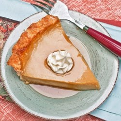 Maple Custard Pie