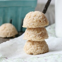 Raw Vanilla Bean Macaroons