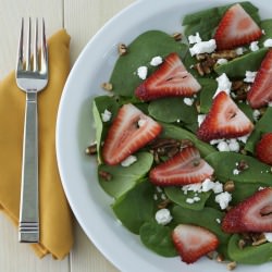 Strawberry Spinach Salad