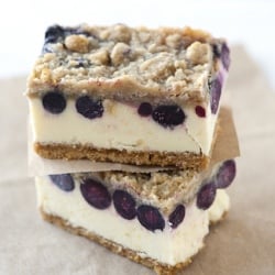 Blueberry Lemon Cheesecake Bars