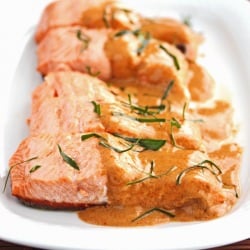 Salmon w/ Thai Coconut Curry