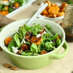 Sweet Potato Salad w/ Baby Spinach