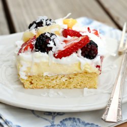 Fruit and Pudding Cake