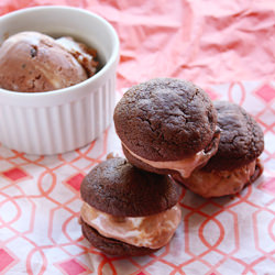Choc-Espresso Ice Cream Sandwiches