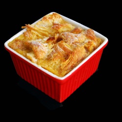 Caramel Croissant Pudding