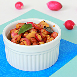 Baby Radish Stir Fry